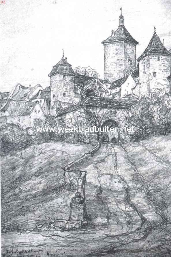Rothenburg ob der Tauber. De Kobolzellerpoort