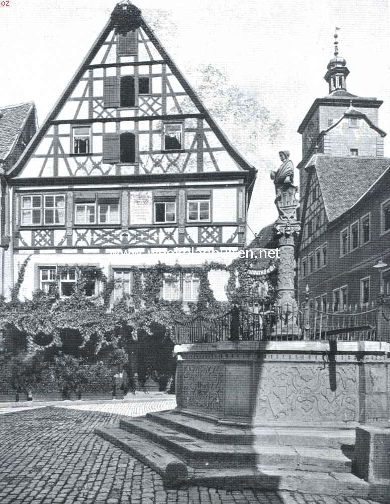 Rothenburg ob der Tauber. Het wijnhuis 