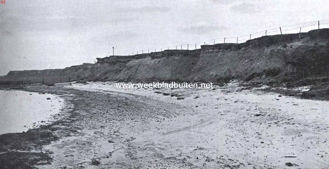 Het oude Mirdumerklif met het strand, een paradijs voor steltloopers en natuurvrienden
