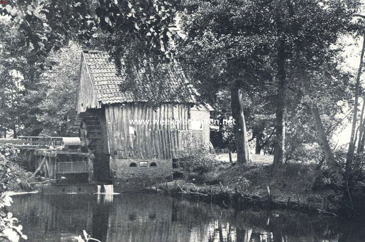 Het Noordtwentsche heuvelland. Een koren-watermolen te Geesteren