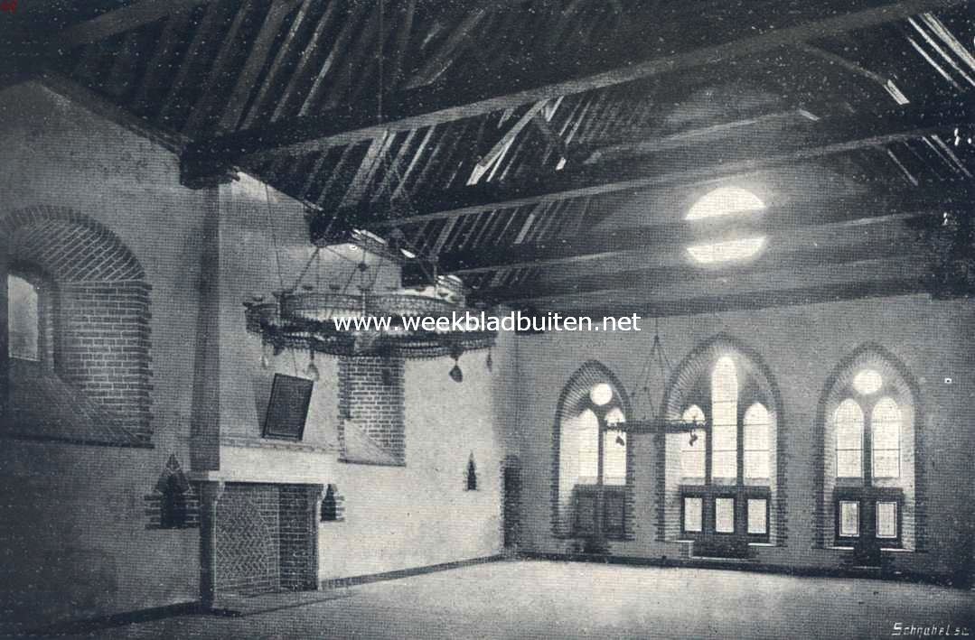 De ridderzaal van het kasteel van Medemblik
