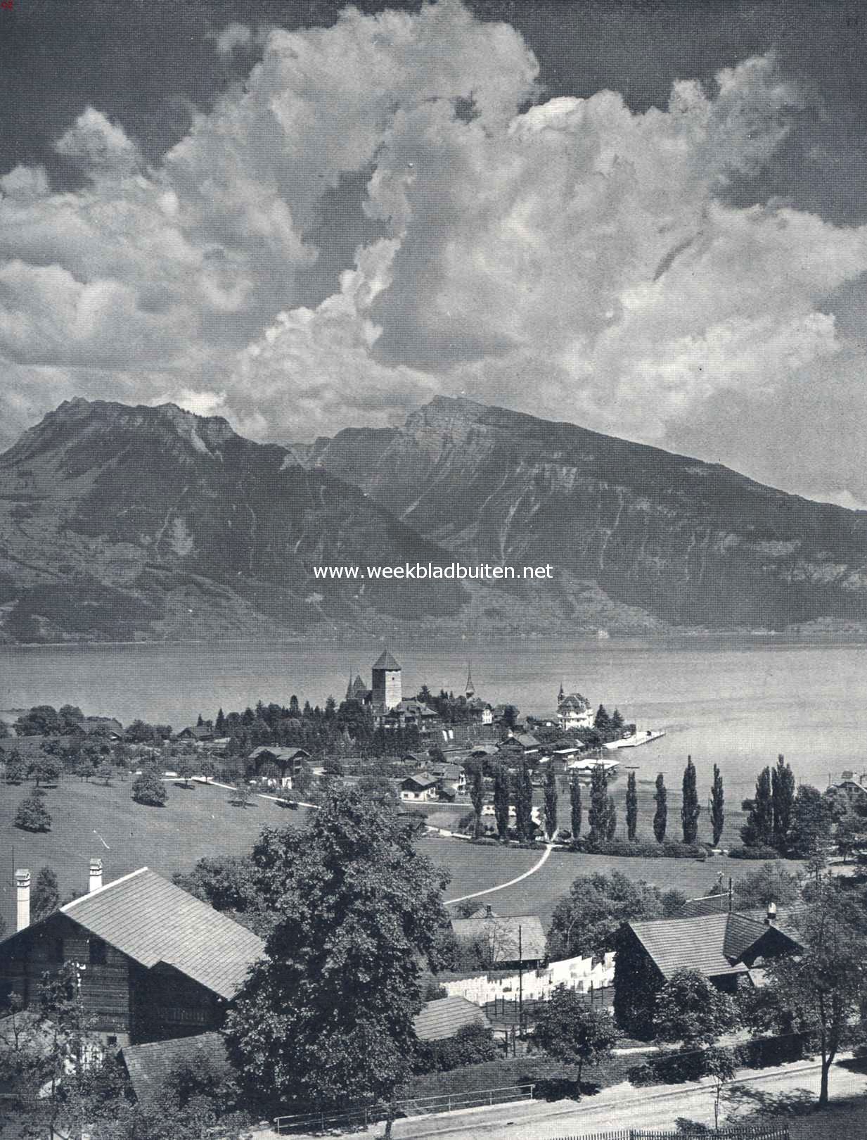 Spiez aan het Thuner Meer