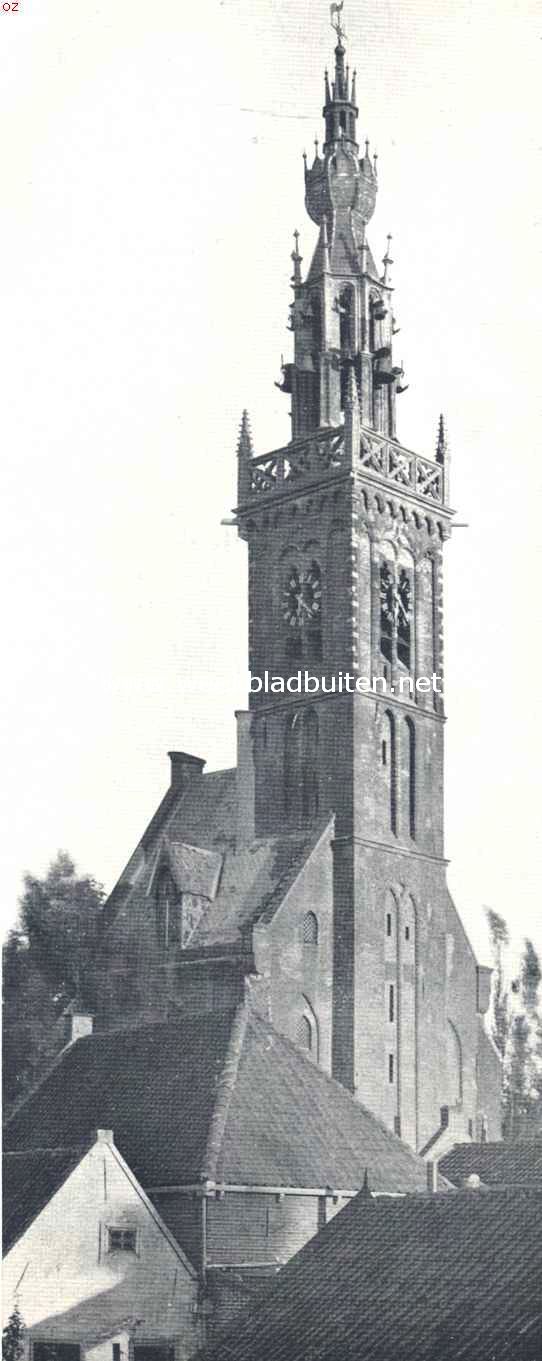 De toren der v.m. O.L. Vrouwe Kerk te Edam