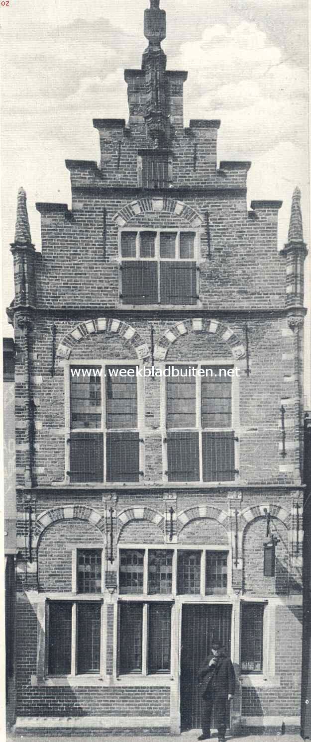 De voorgevel van het museum te Edam