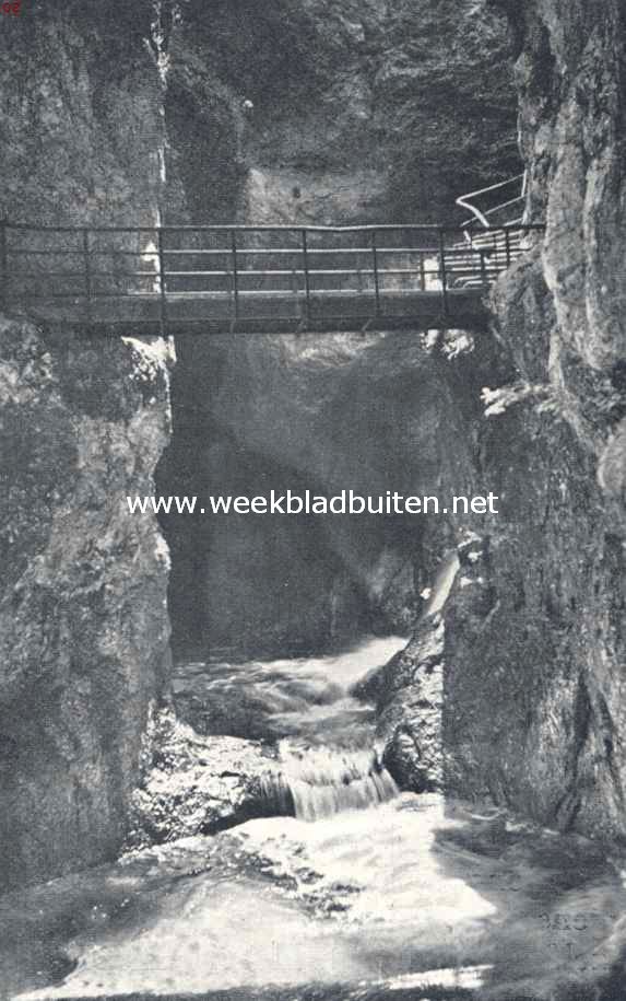 De Almbachklamm bij Berchtesgaden
