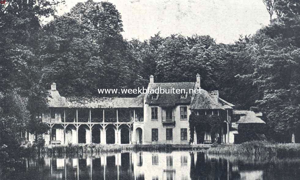 Het huis van de koningin in het gehucht van Marie Antoinette