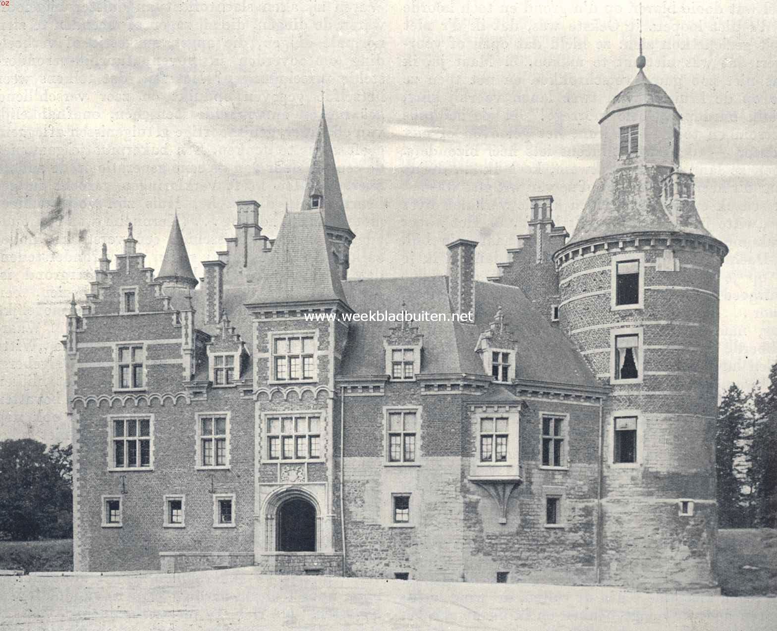 Kasteel Mheer: voorfront (zuidzijde) van het woonhuis