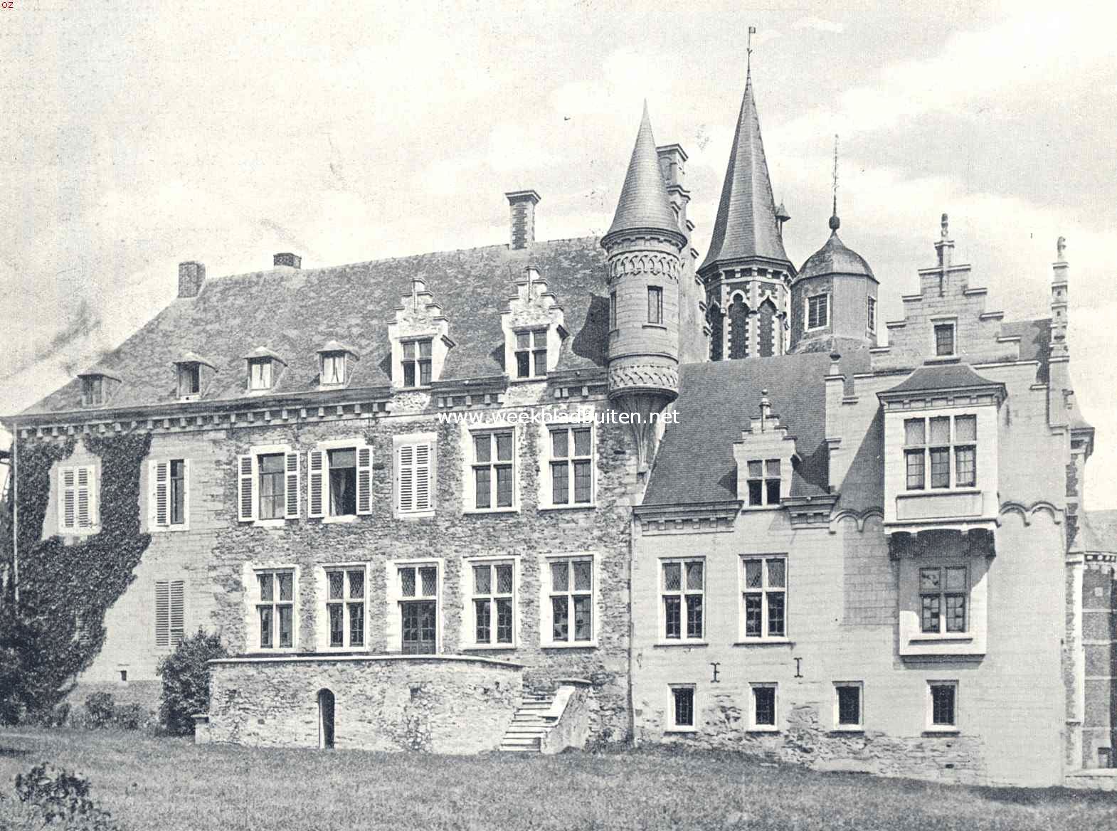 Het kasteel Mheer, westzijde