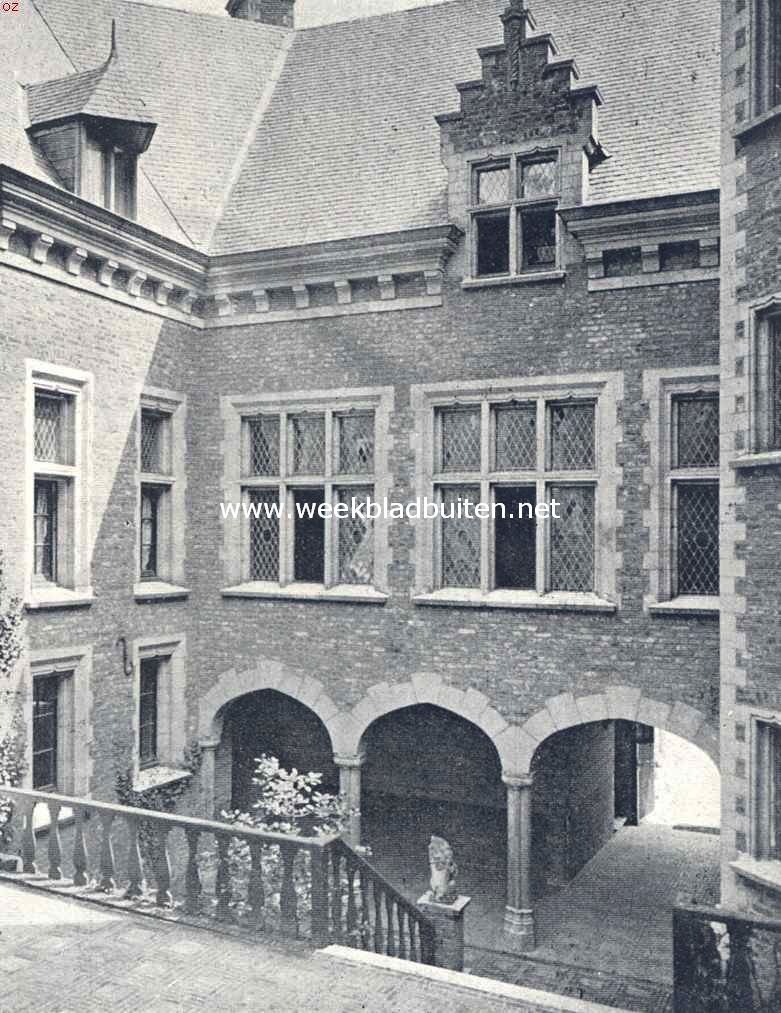 Binnenplaats van kasteel Mheer