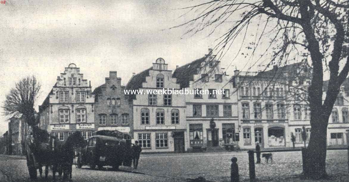 Het Marktplein te Friedrichstadt