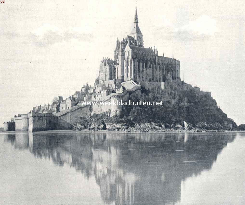 Mont Saint Michel. De Mont Saint Michel, gezien van het Noorden