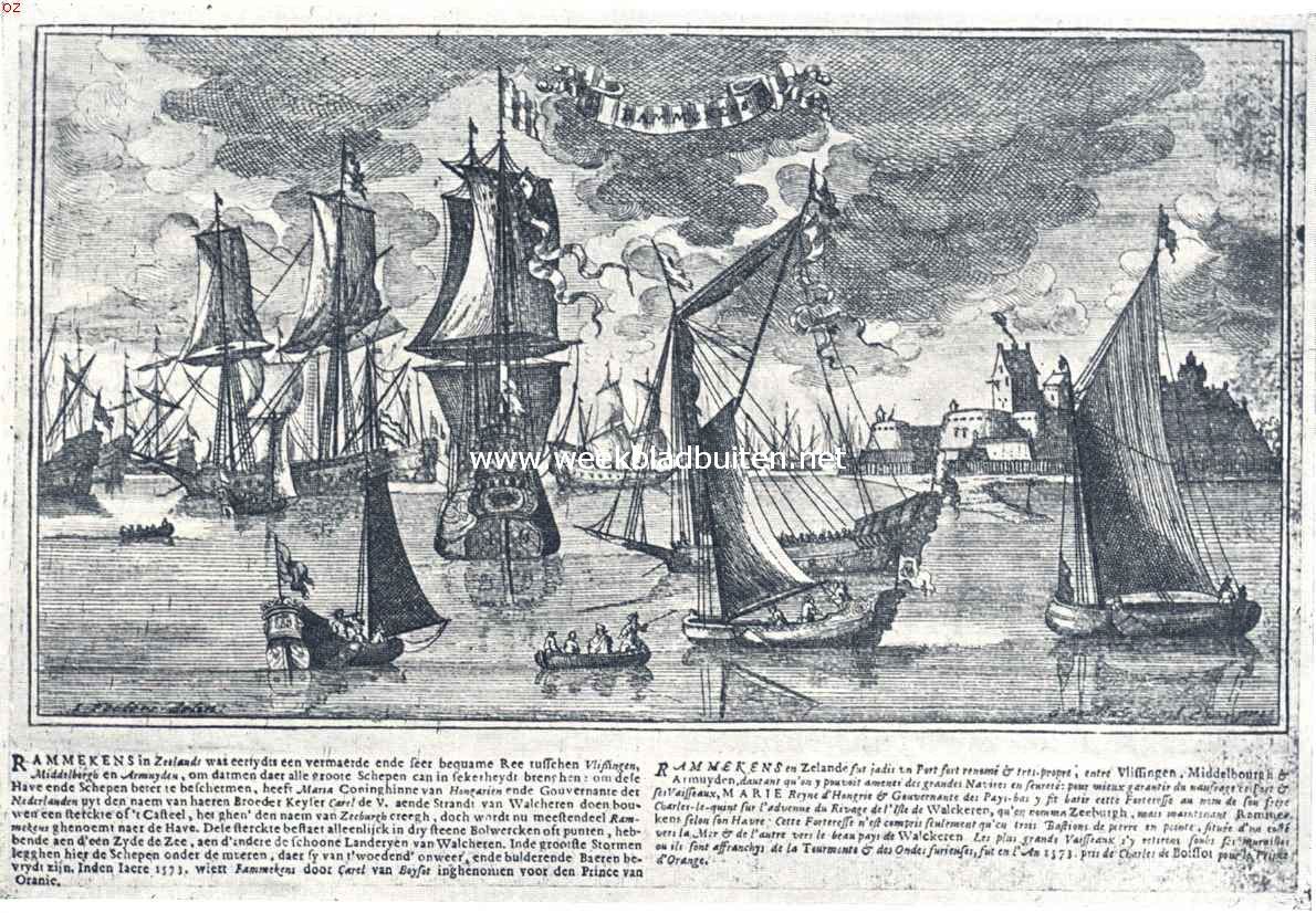 Het Fort Rammekens of Zeeburg. De reede van Rammekens onder de Republiek