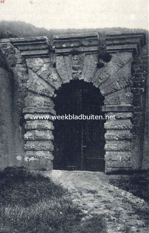 Het Fort Rammekens of Zeeburg. De oude poort van het Fort Rammekens. Clich G.W. den Boer, Middelburg