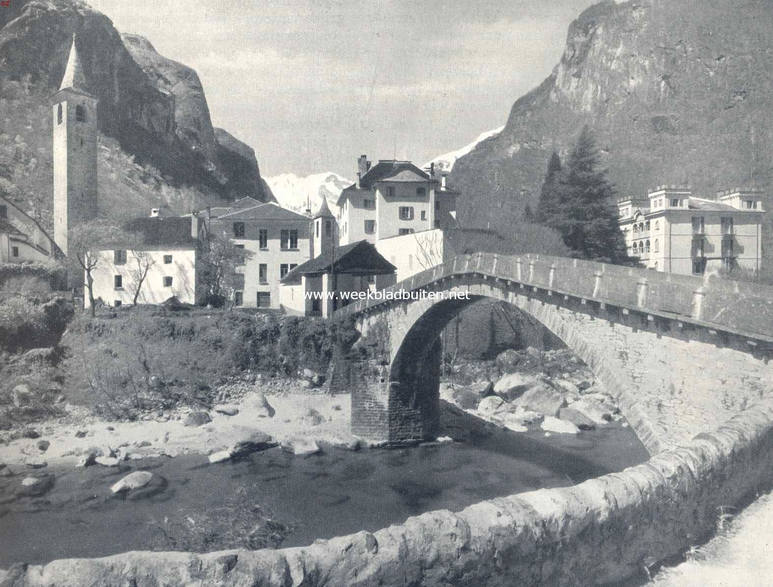 Bignasco in het Maggia-dal