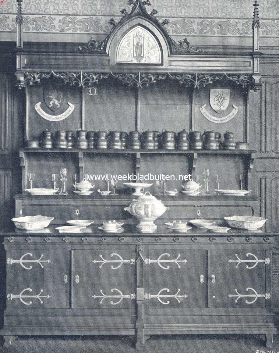 Buffet door de ridderschap van Noord-Brabant aan de broederschap geschonken