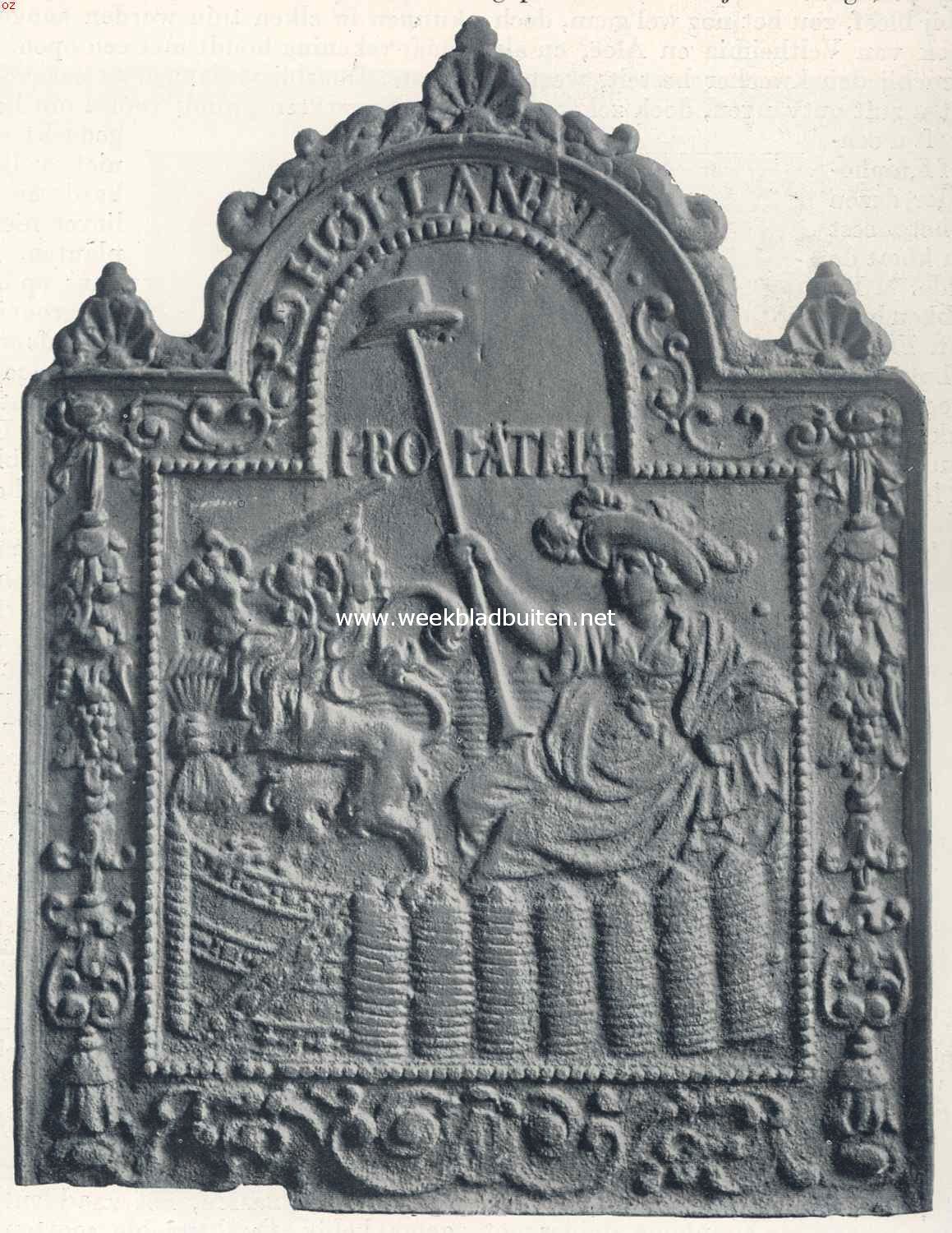 Haardplaat uit 1665