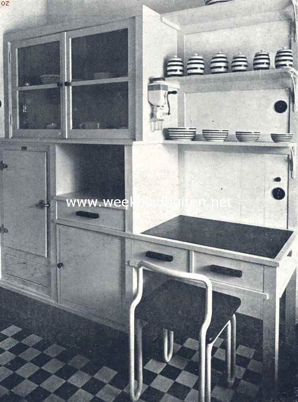 Keuken in een landhuis op Crailoo-Blaricum (Architect F. Hausbrand)