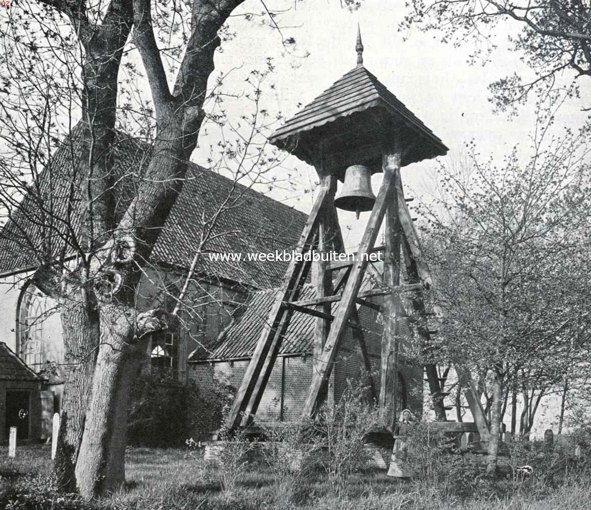 In Overijsels Noordwest-Hoek. De klokkestoel op het kerkhof te Wanneperveen